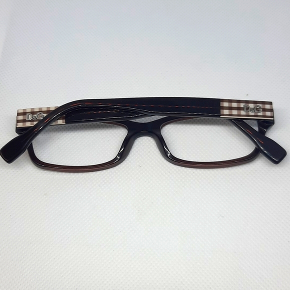 D&G  DOLCE & GABBANA DG 1207 1839 51-16-135  Rx Eyeglass Frame, Pre-Owned - Picture 7 of 7